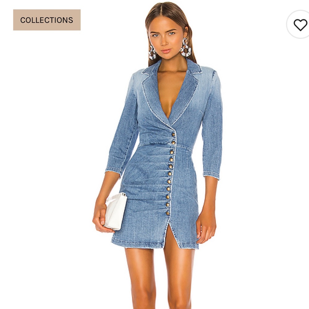 Retrofete jean dress - WORN ONCE
